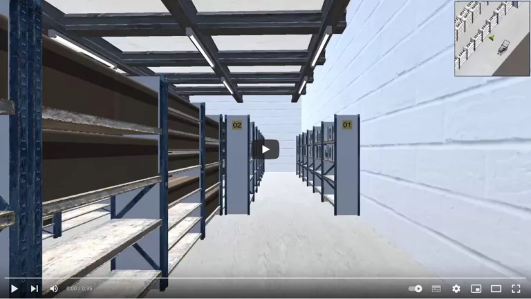 Virtueel in 3D door het eigen warehouse navigeren